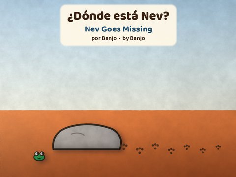 Portada de ¿Dónde está Nev? / Nev Goes Missing cover