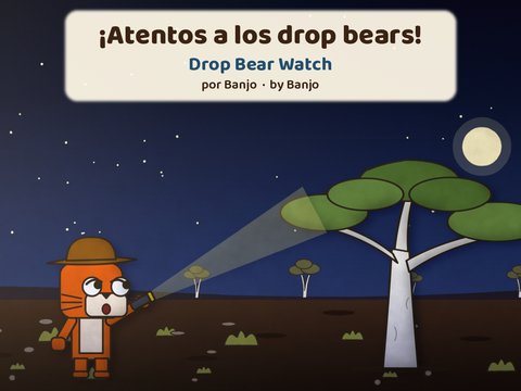 Portada de ¡Atentos a los drop bears! / Drop Bear Watch cover