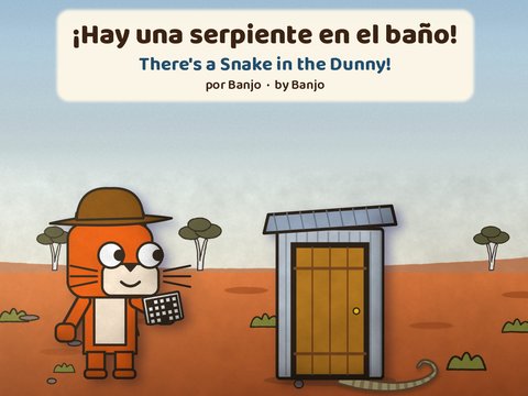Portada de ¡Hay una serpiente en el baño! / There's a Snake in the Dunny! cover